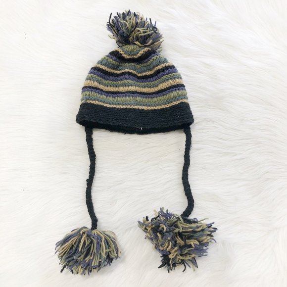 LAKHAY'S Collection 100% Wool Pom Winter Hat - Picture 1 of 4